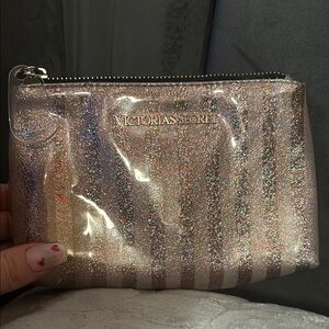 Victoria's Secret Glitter Makeup Bag